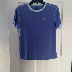 Men's Blue Tee with White Accents